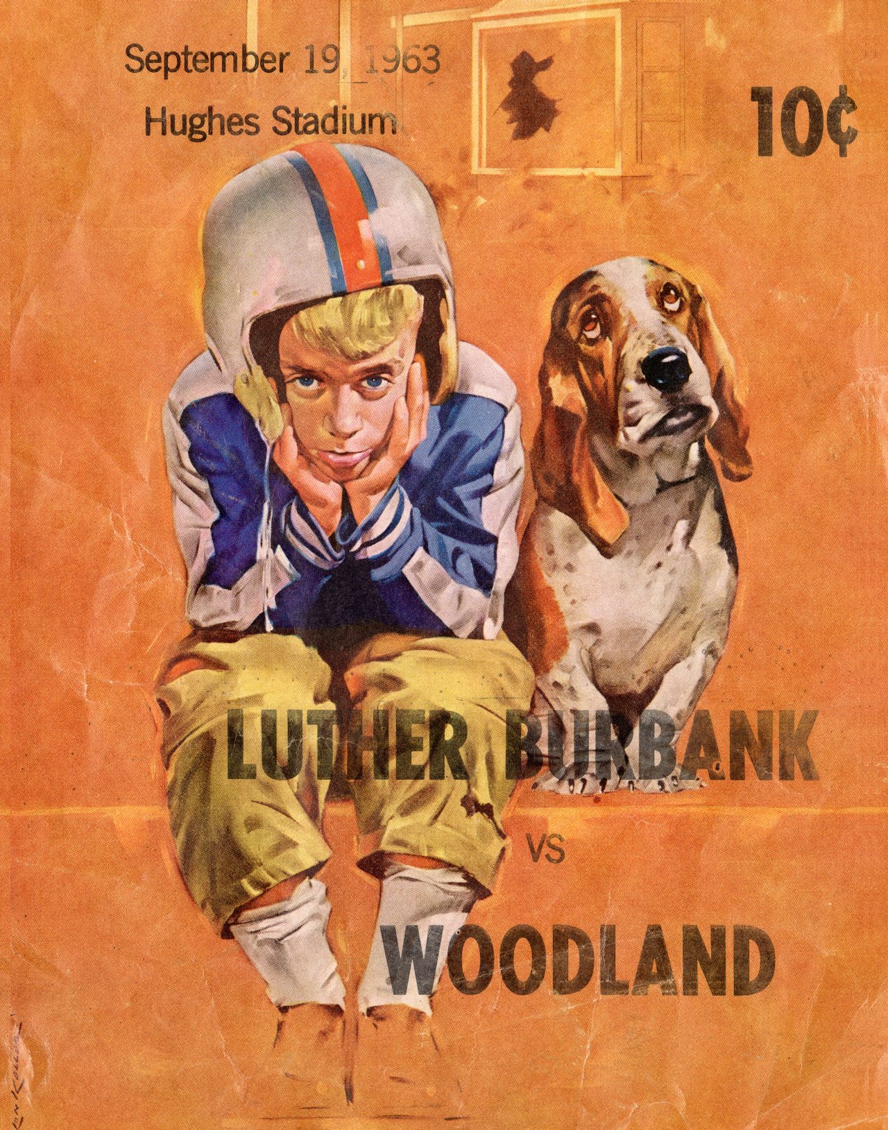 Football Program: Luther Burbank vs. Woodland